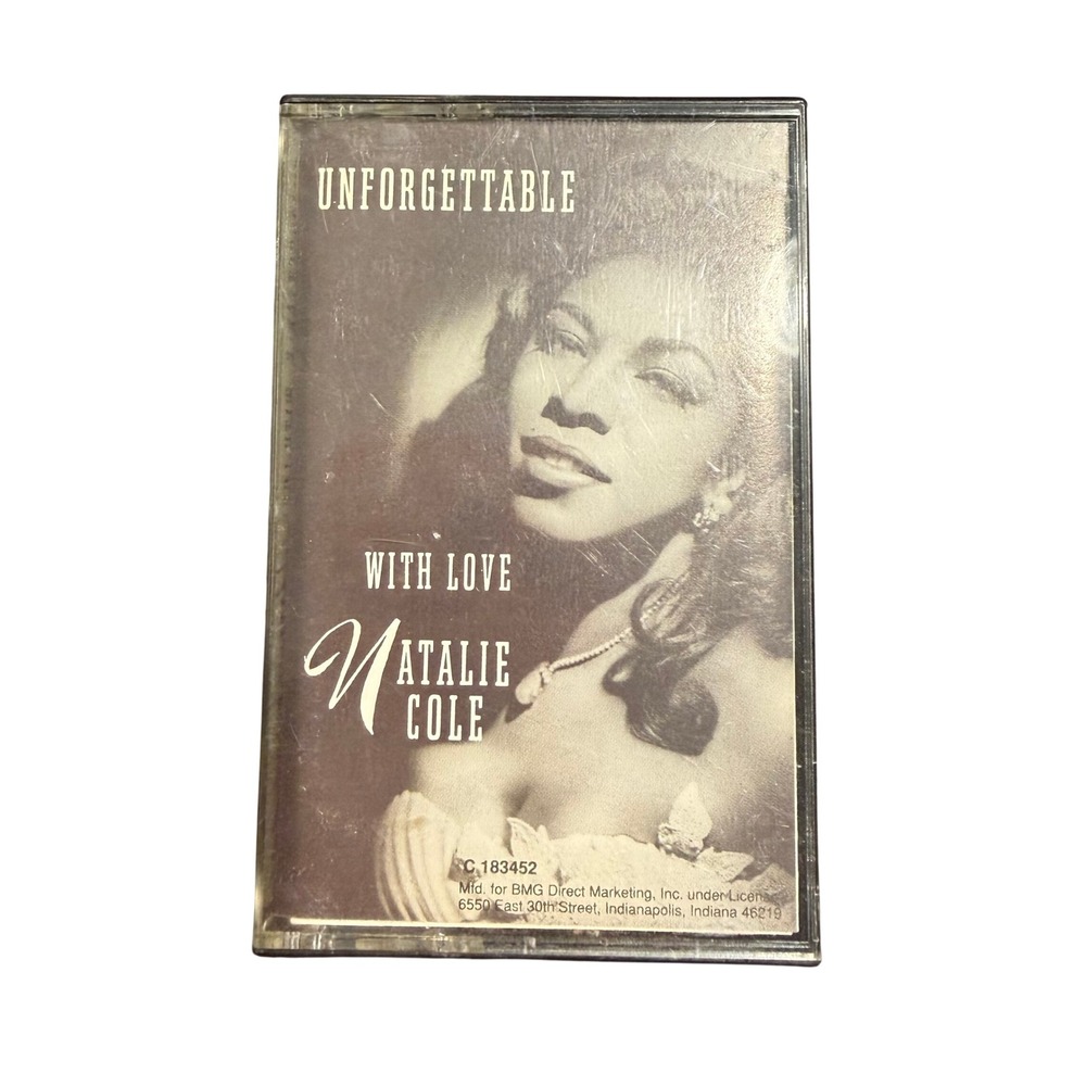 Natalie Cole Unforgettable With Love Cassette Tape 1991 Elektra 61049-4 Jazz Pop